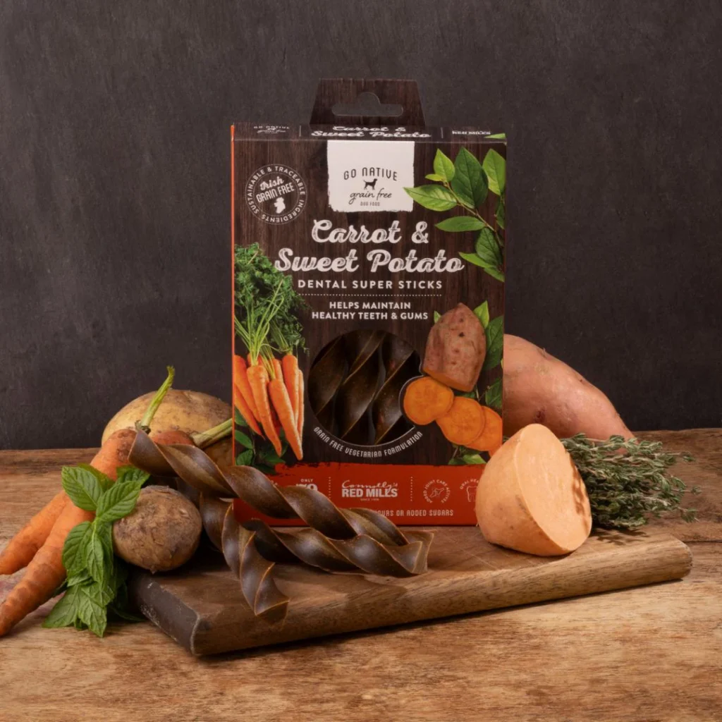 superkauwstick graanvrij, plantaardige gezonde tanden mondhygiene tanden snack